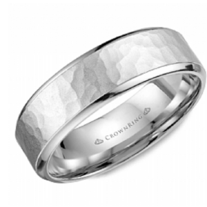 white gold wedding band